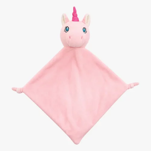 Pink unicorn comforter