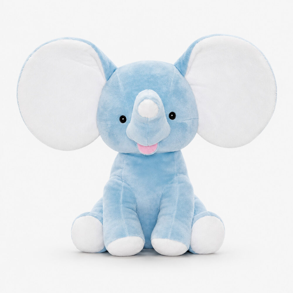 Blue Elephant personalized stuffed animal - Elliot Blue Elephant personalized stuffed animal - Elliot