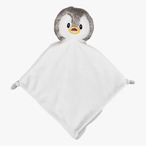 Penguin comforter with name