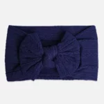 Headband baby navy blue in nylon