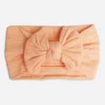 Headband for baby in peach nylon