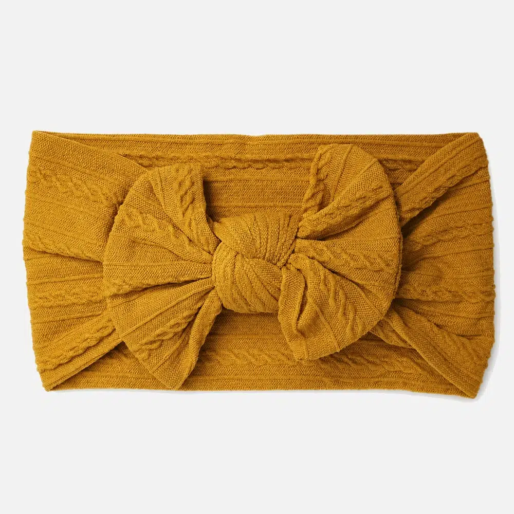 Hair band baby mustard in nylon