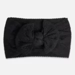 Headband baby black in nylon