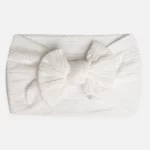 White hair band for baby in nylon