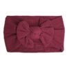 Headband for baby in burgundy nylon