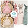 Baby comforters with name embroidered