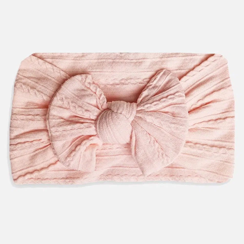 Light pink headband baby