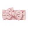 Light pink ribbed hair band for baby