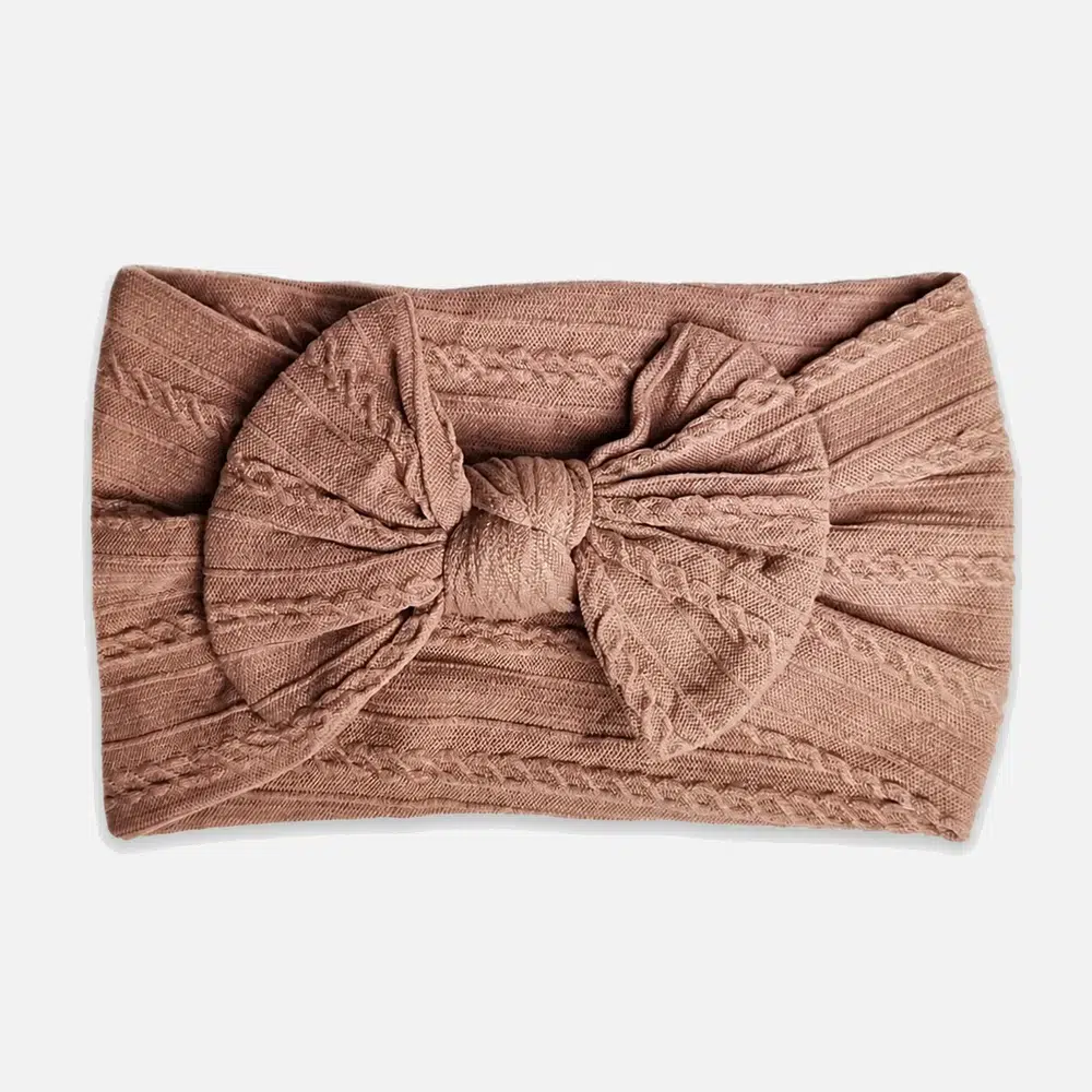 Headband baby rose brown