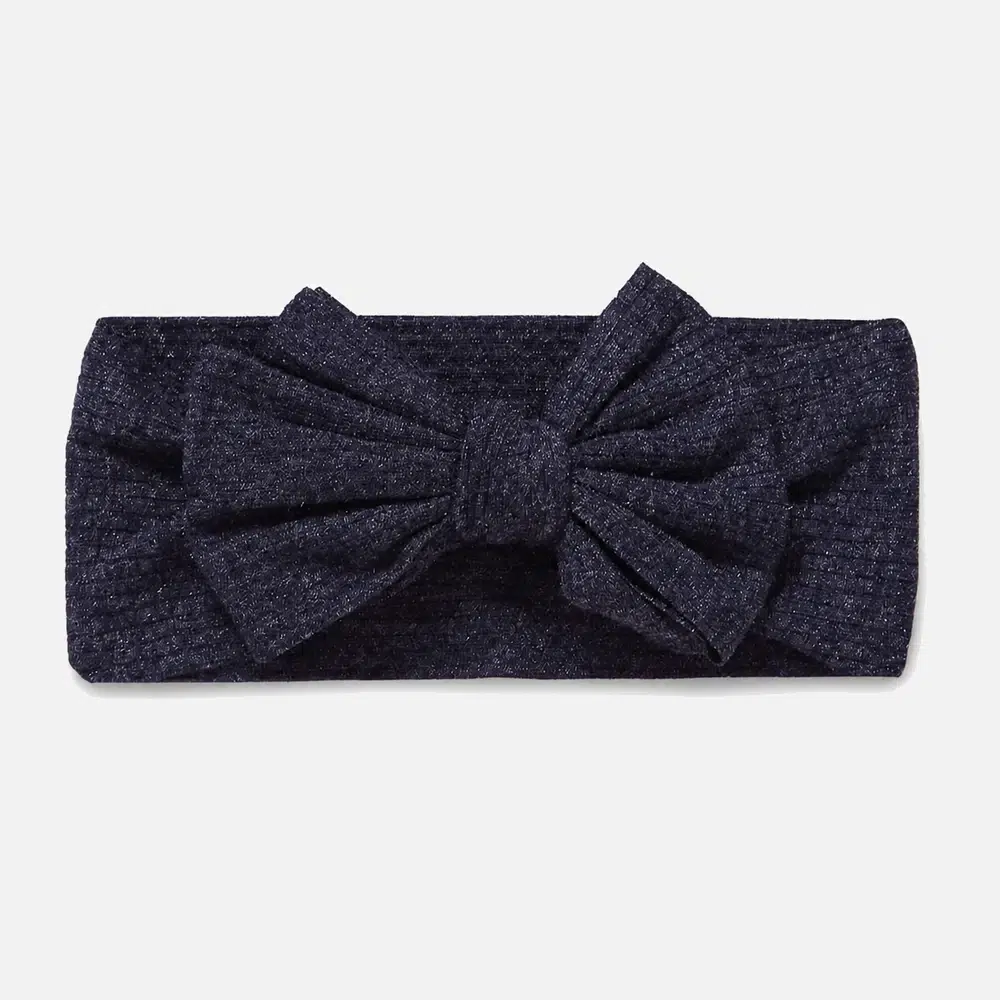 Navy blue headband baby sparkle