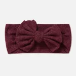 Burgundy headband for baby