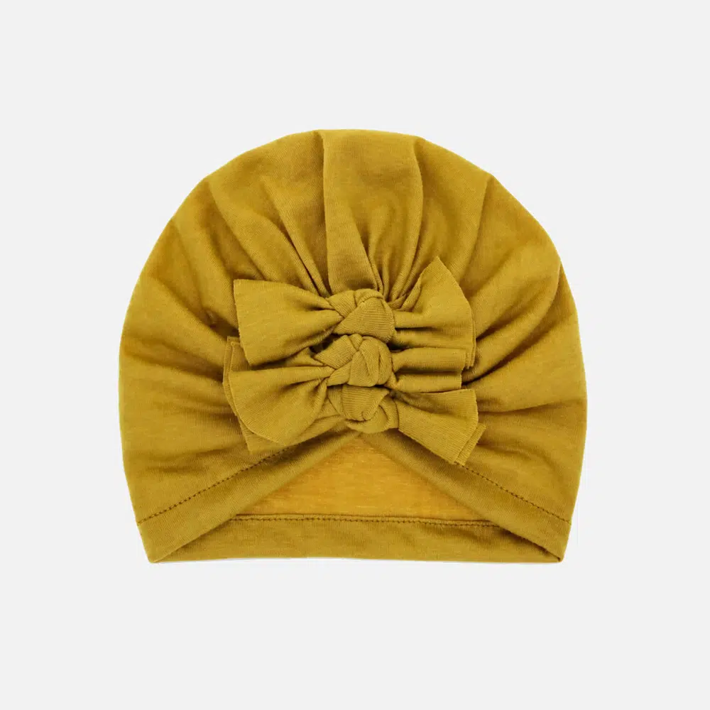 Turban baby mustard