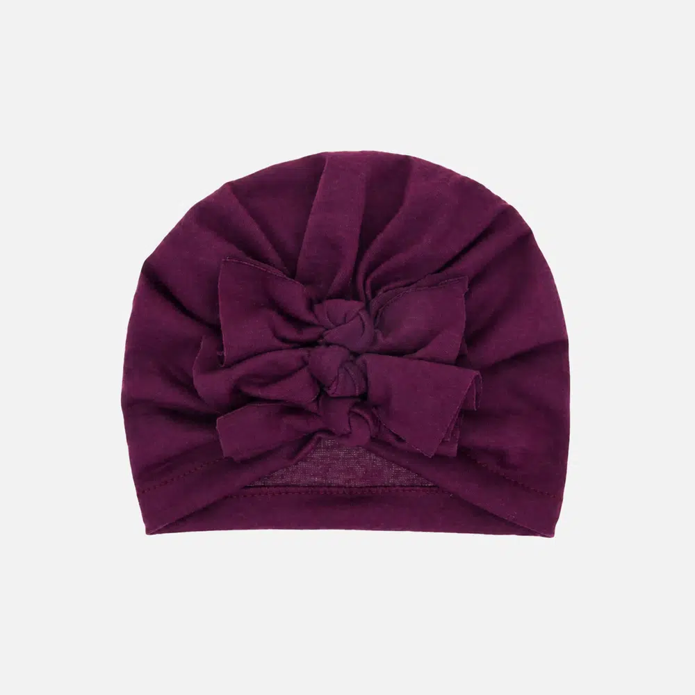 Turban baby burgundy