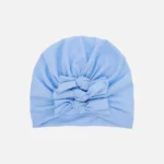 Light blue turban baby