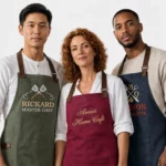 Personalized apron with name, Oxford
