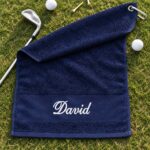 Golf towel with name