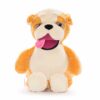 Bulldog soft toy with name embroidered