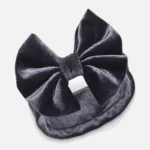 Light gray hair band baby in velor