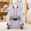 Personalized backpack with mouse motif, background image