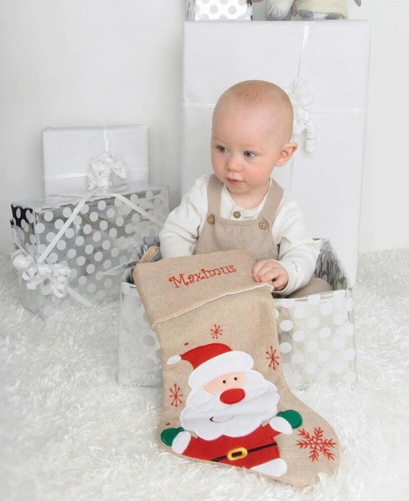 Personalized Gifts: Unique Presents for All Occasions Maximus’s first Christmas stocking