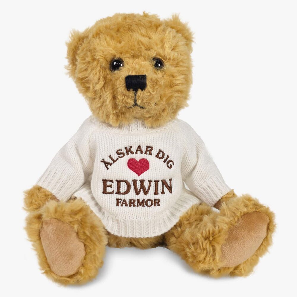 Personalized teddy bear with name and text Personalized teddy bear with name and text