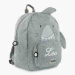 Personalized shark backpack with name