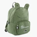 Personalized backpack with name, Mr. Frog