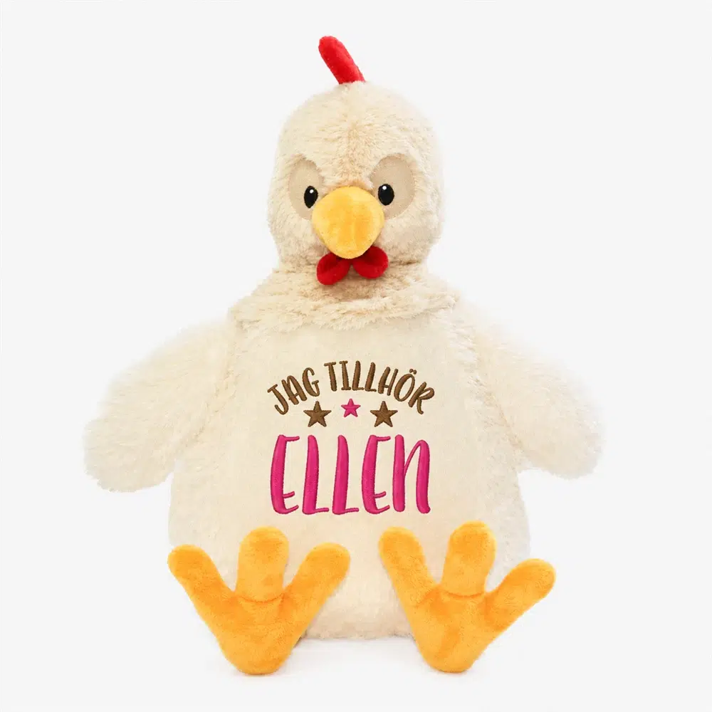 Chicken personalized stuffed animal
