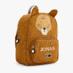 Personalized backpack with name, Mr. Tiger