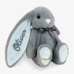 Pearl blue personalized bunny
