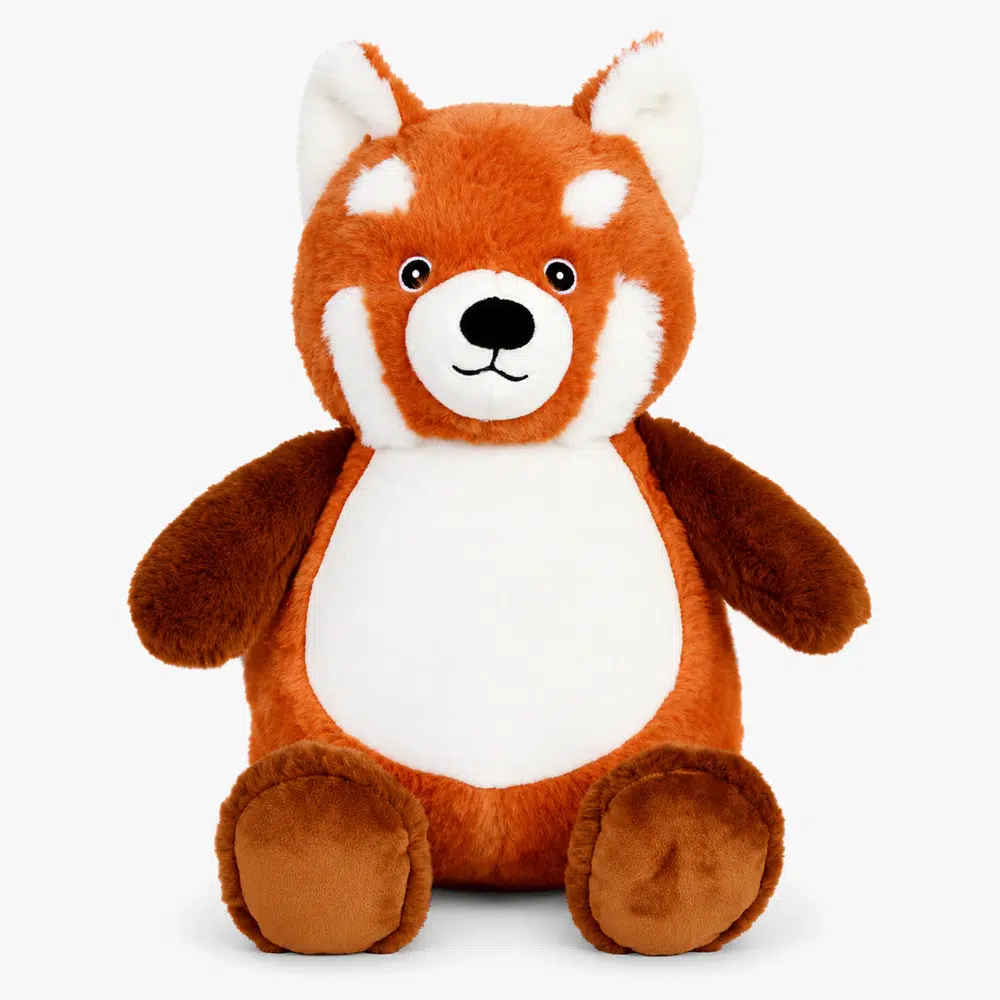 Red panda personalized stuffed animal